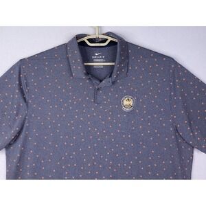 Nike Dri-FIT Mens PGA XL Performance Golf Polo Vapor Printed Floral Short Sleeve